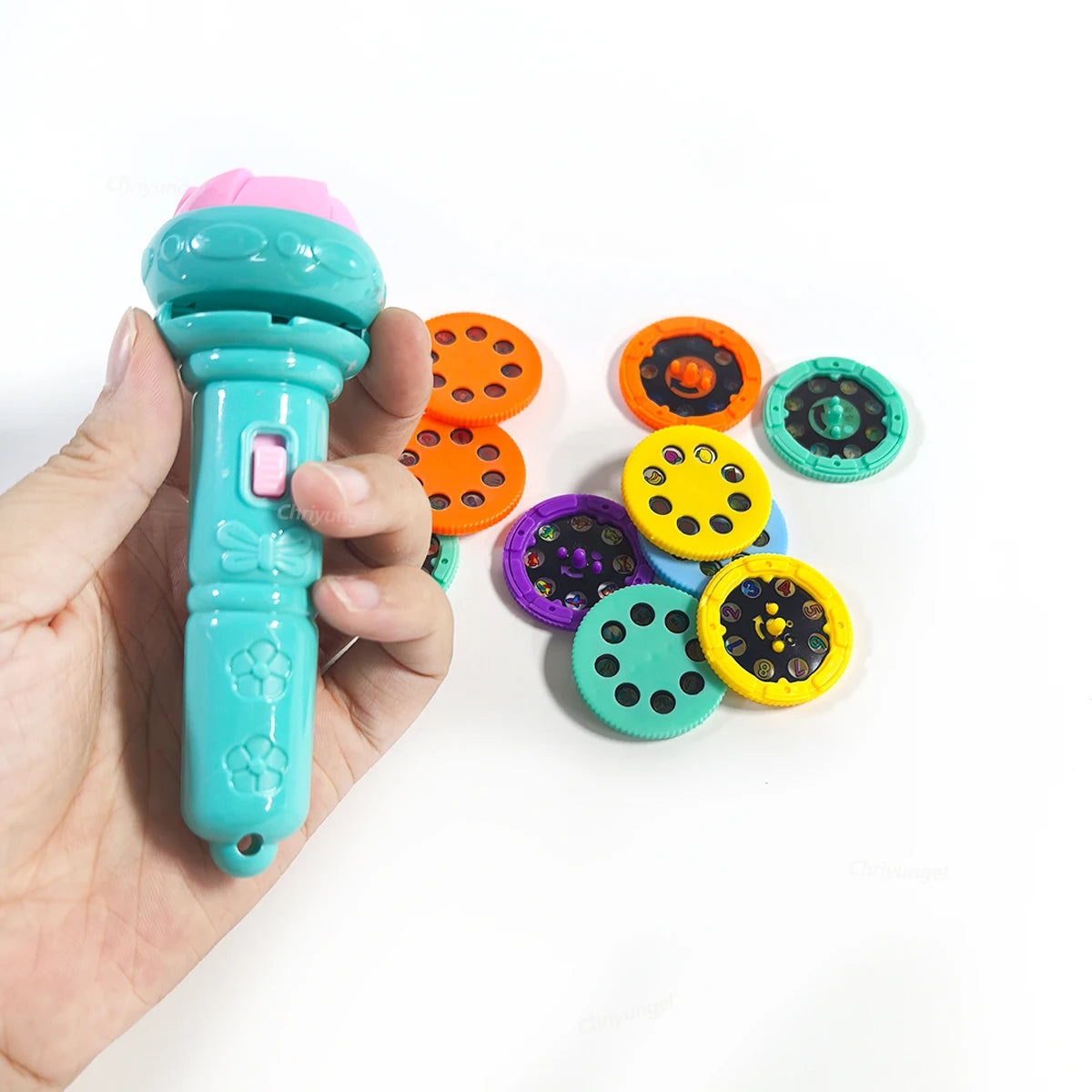 Projection Flashlight Toy – 80 Pattern Image Projector for Kids