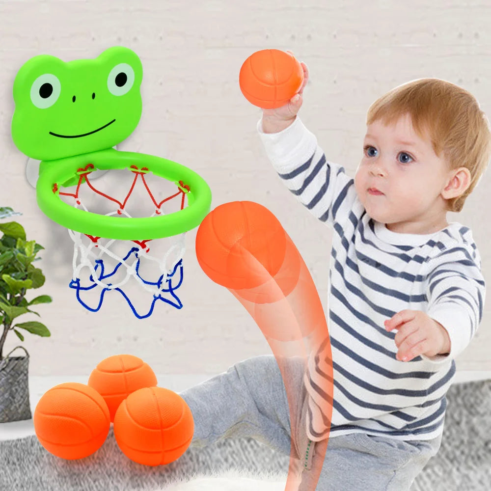 Toddler Animal Basketball Bath Toy Set – Fun & Interactive Water Play