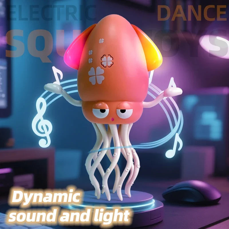Electric Dancing Octopus – Smart Musical Toy with Lights & Obstacle Avoidance