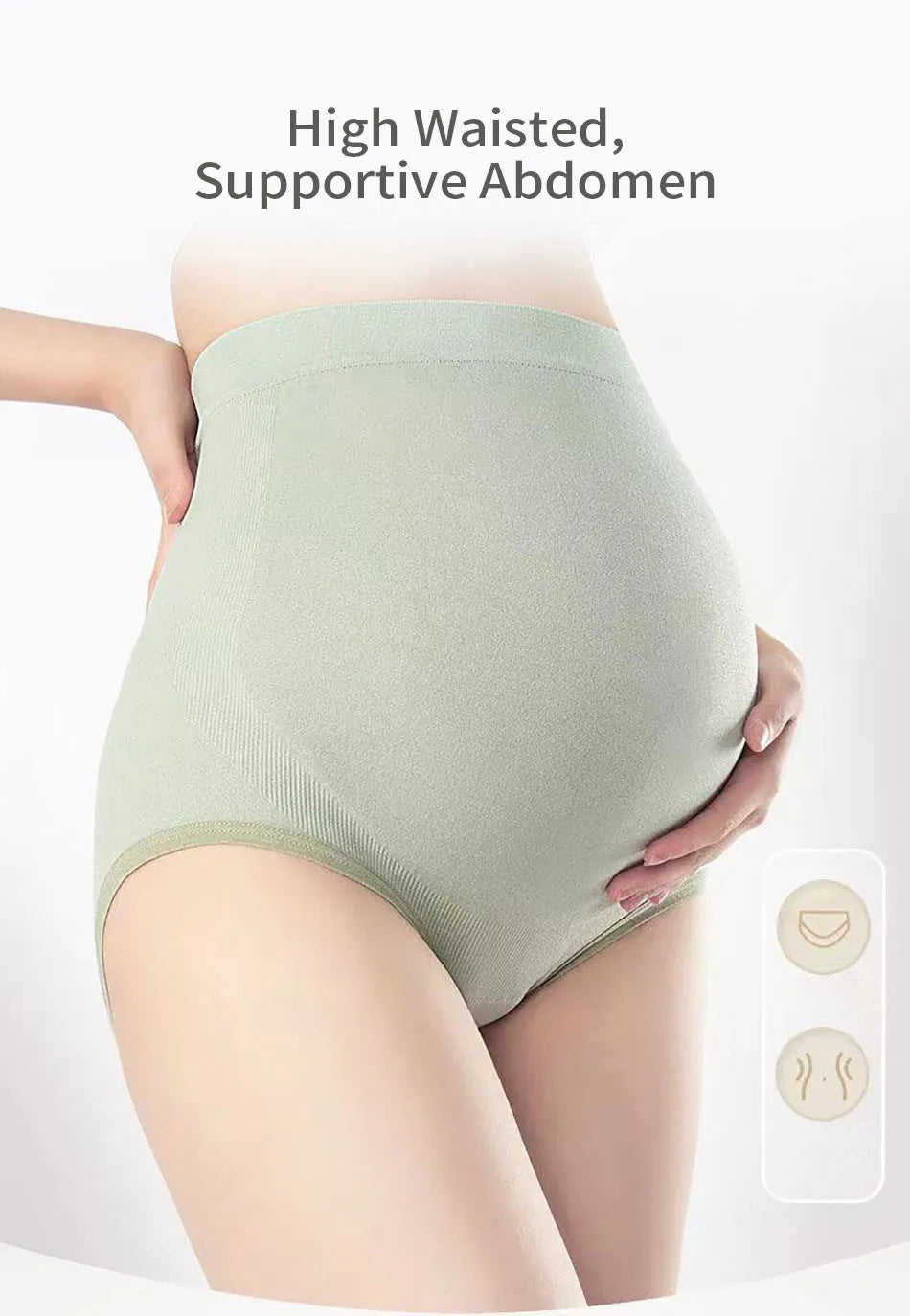 Supportive High-Waist Maternity Panties