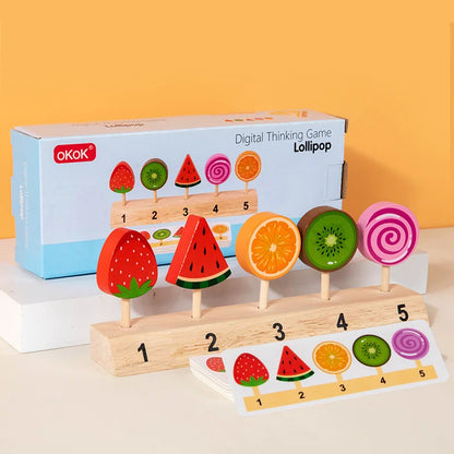 Wooden Ice Cream Montessori Educational Toy