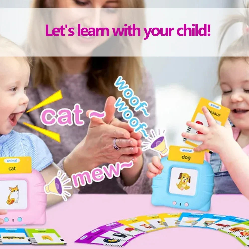 Talking Flashcards for Kids  English Electronic Audio Book Machine