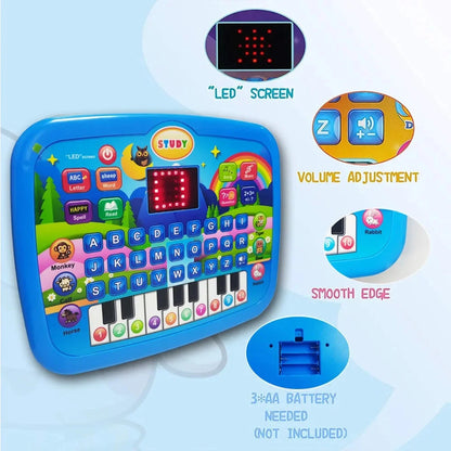Education LED Tablet Toy – Math, Music & Learning Keyboard