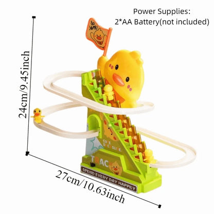 Ducklings Climbing Stairs – Interactive Toy with Lights & Music
