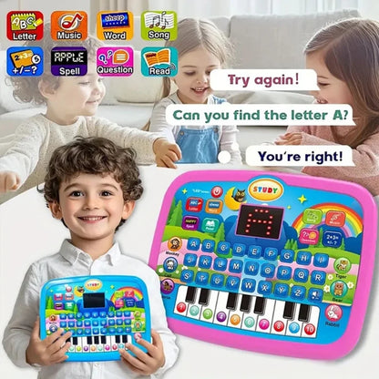 Education LED Tablet Toy – Math, Music & Learning Keyboard