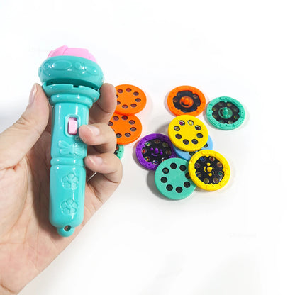 Projection Flashlight Toy – 80 Pattern Image Projector for Kids