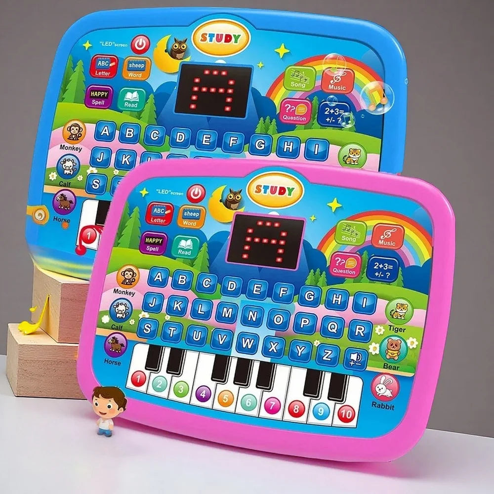 Education LED Tablet Toy – Math, Music & Learning Keyboard