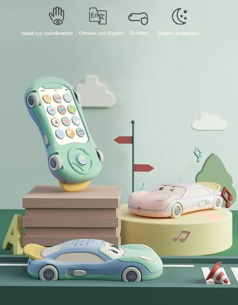 Kids Mobile Phone Learning Toy – Montessori Musical Educational Toy