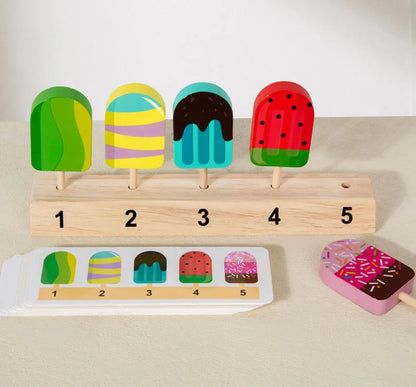 Wooden Ice Cream Montessori Educational Toy