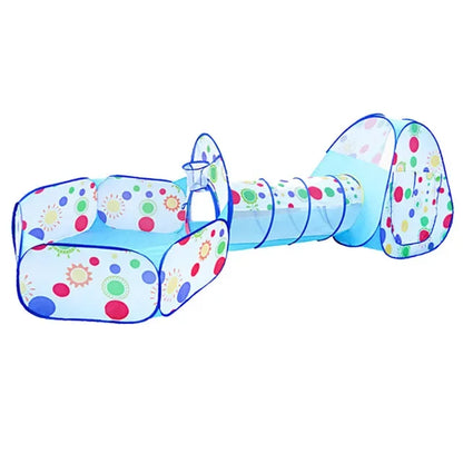 3-in-1 Ball Pool Baby Play Tent with Tunnel