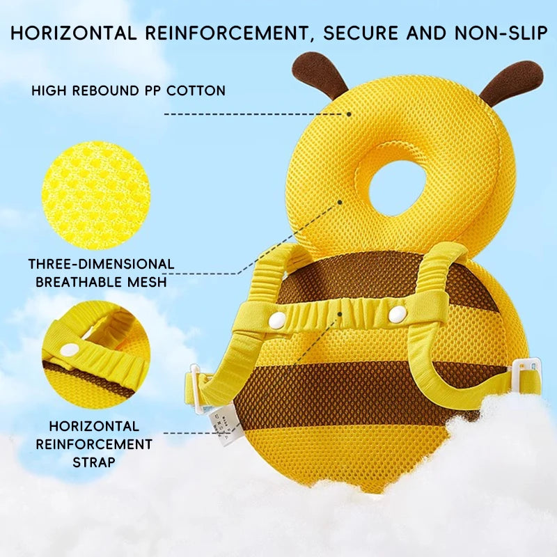 Amazing Little Bee Baby Head Protection Pillow Breathable
