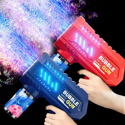 Automatic Bubble Gun Rocket Bubbles Machine Gifts