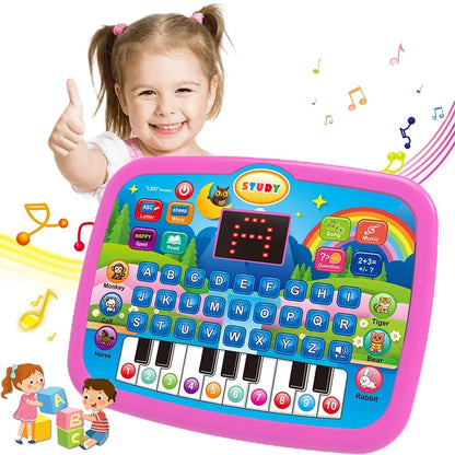 Education LED Tablet Toy – Math, Music & Learning Keyboard