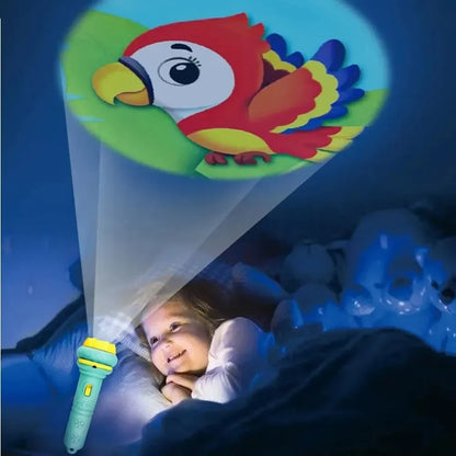 Projection Flashlight Toy – 80 Pattern Image Projector for Kids