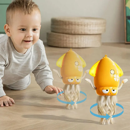 Electric Dancing Octopus – Smart Musical Toy with Lights & Obstacle Avoidance