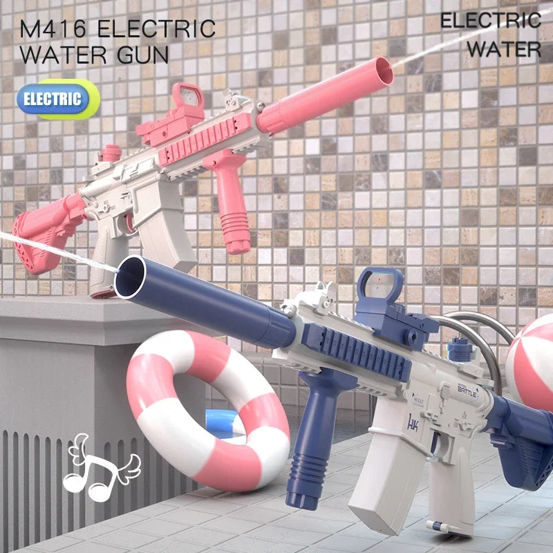 M416 Water Gun Electric Pistol Shooting Toy For Kids and adults