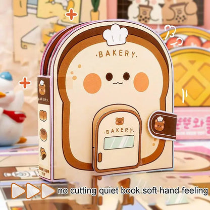 Montessori Quiet Book for Kids – Reusable Sticker & Activity Book for Early Learning