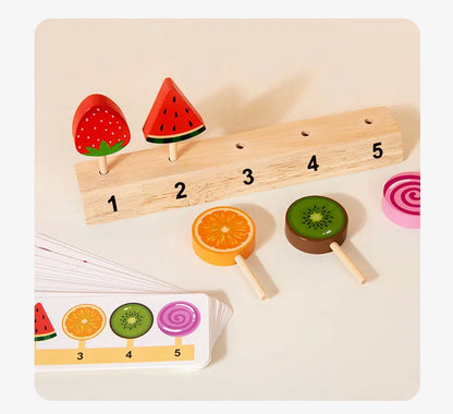 Wooden Ice Cream Montessori Educational Toy