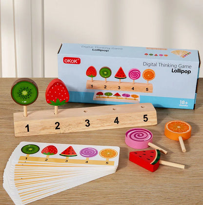 Wooden Ice Cream Montessori Educational Toy